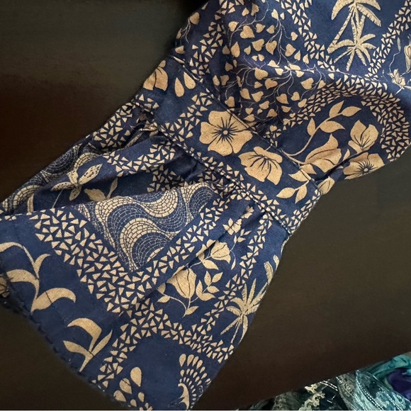 AGUA BY AGUA BENDITA Puff-Sleeve Floral-Print Linen Blouse (21) - Picture 9 of 11